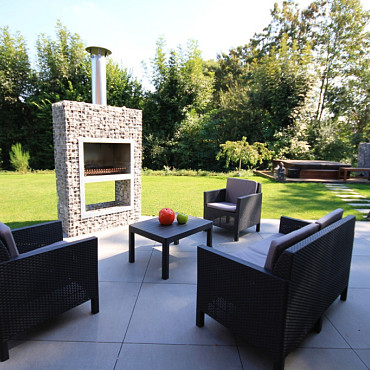 Steenkorf m50  -  Classic Blokhaard verhoogd 120x180x50cm