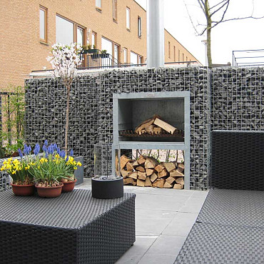 Steenkorf m50  -  Classic Blokhaard 120x130x50cm