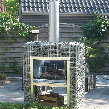 Steenkorf m50  -  Classic Blokhaard 120x130x50cm