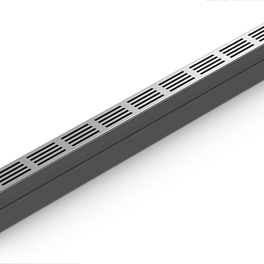 ACO SlimLine gootelement 100cm incl. designrooster RVS