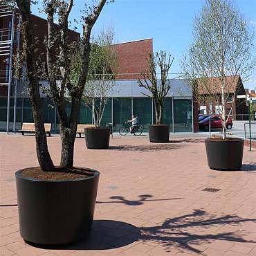 CONIC met bodem Ø600x600mm Aluminium (AC8.2)