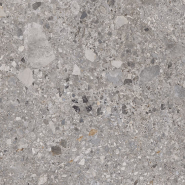 Keramische tegel vtwonen Solostone Uni Composite Mixed grijs 70x70x3,2cm