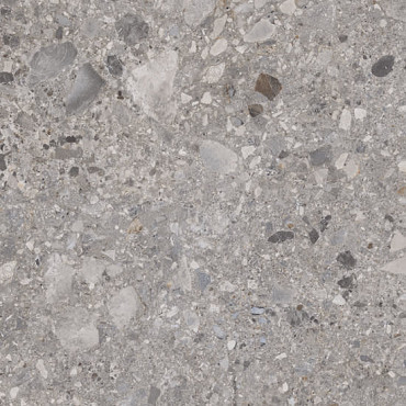 Keramische tegel vtwonen Solostone Uni Composite Mixed grijs 70x70x3,2cm