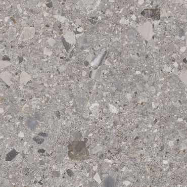 Keramische tegel vtwonen Solostone Uni Composite Mixed grijs 70x70x3,2cm