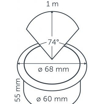 Integrated HYVE RVS Ø60mm
