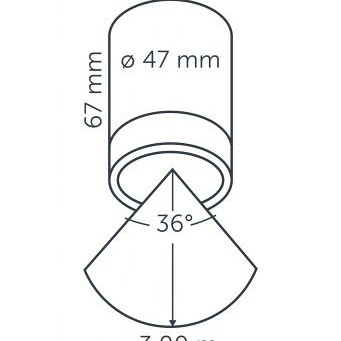 Opbouwlamp MINI SCOPE CEILING