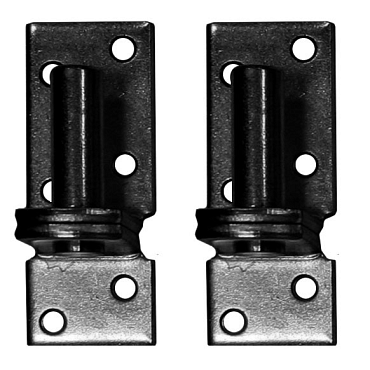 Duim 16mm tbv poort 2 stuks | zwart