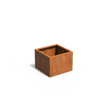 Carrez ZONDER BODEM 800x800x600mm Corten 2mm (CAW6.2)