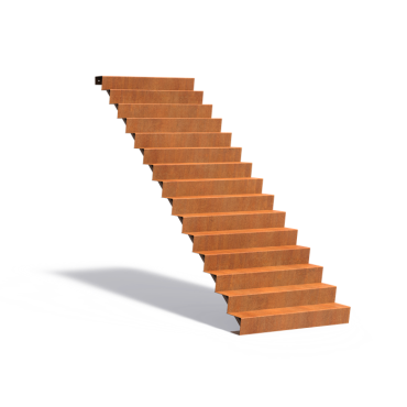 Trap 1250x1920x2550mm Corten 3mm (CST15.2)