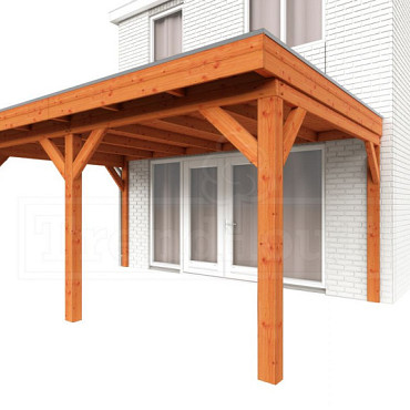 Aanbouwveranda Ancona 5000x3900x2600mm (bxdxh)