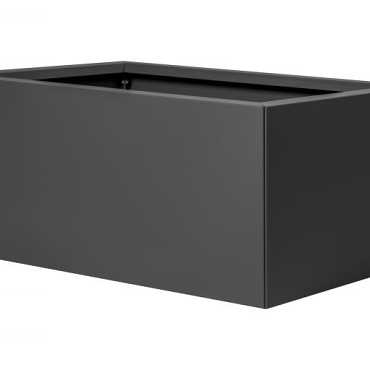 Bloembak vlak - 60x90x40 cm Antraciet