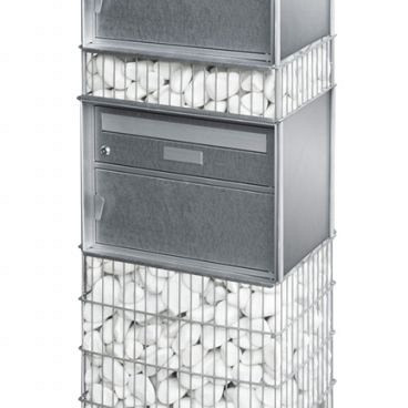 Brievenbus Schanskorf 2 Luxe 44 x 31 x 145 cm *