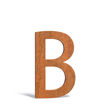 Huisletter 62x5x90mm Corten 5mm (B Corten)
