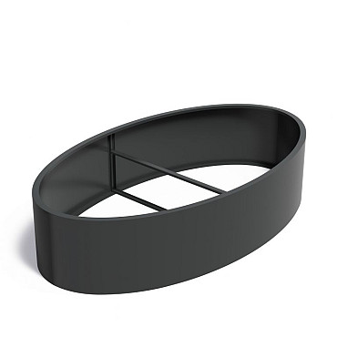 ELLIPSE zonder bodem 2800x1600x600mm Aluminium (AELW1)