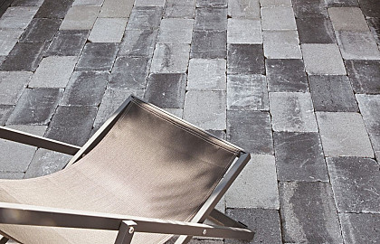 Getrommelde bestrating