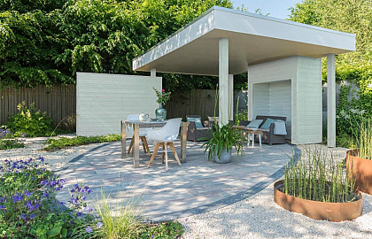 Geïmpregneerde sierbestrating