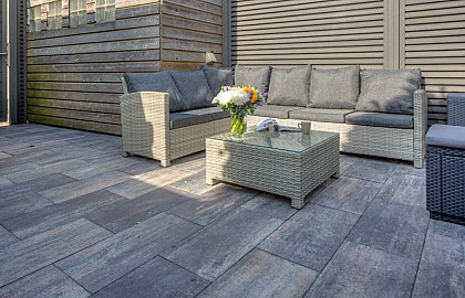 Geïmpregneerde sierbestrating