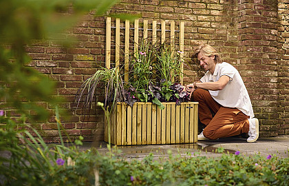 Bloembakken en minigardens