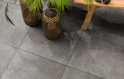 Gecoate sierbestrating