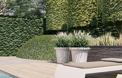 Gecoat Staal Plantenbakken