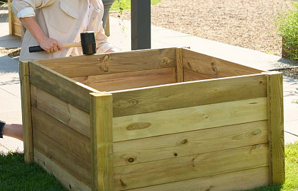 Tuinschermen zelfbouwsysteem