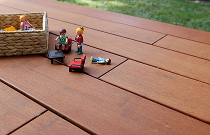 Vlonderplanken Thermo Bamboe