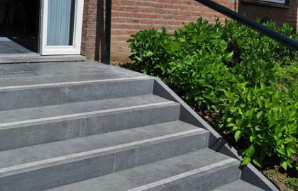 Natuursteen traptreden