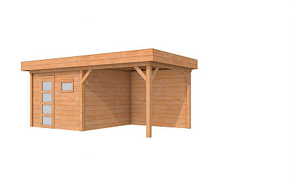 Topvision tuinhuis Douglas Raaf met luifel