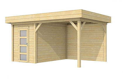 Topvision tuinhuis Kiekendief met luifel