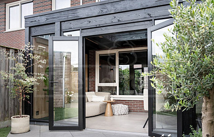  Steel look - Raammodules met dubbel deuren