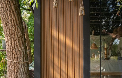 Wanden voor buitenverblijven NewTechWood