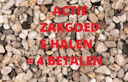 Siergrind en split 20kg - actie 20 % korting