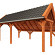 Kapschuur de Hoeve XL 6500x4400x3750mm (bxdxh) links