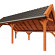 Kapschuur de Hoeve XL 7000x3800x3450mm (bxdxh) links