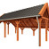 Kapschuur de Hoeve XL 7100x4400x3750mm (bxdxh) links