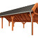 Kapschuur de Hoeve XL 8150x3800x3450mm (bxdxh) links