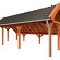 Kapschuur de Hoeve XL 8150x4400x3750mm (bxdxh) links