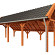 Kapschuur de Hoeve XL 8850x4400x3750mm (bxdxh) links