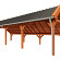 Kapschuur de Hoeve XL 9900x3800x3450mm (bxdxh) links