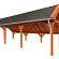 Kapschuur de Hoeve XL 9900x4400x3750mm (bxdxh) links