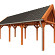Buitenverblijf Zadeldak XL 8200x3800x3950mm (bxdxh)