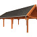 Buitenverblijf Zadeldak XXL 11450x7000x5000mm (bxdxh)