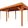 Buitenverblijf Casa 5950x3300x2600mm (bxdxh)