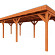 Buitenverblijf Casa 8850x3300x2600mm (bxdxh)