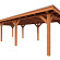 Buitenverblijf Florence 9400x4250x2600mm (bxdxh)