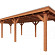 Buitenverblijf Siena 10000x4150x2500mm (bxdxh)