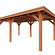 Buitenverblijf Siena 5950x4150x2500mm (bxdxh)