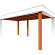 Buitenverblijf Verona model links 5100x3350x2500mm (bxdxh)