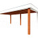 Buitenverblijf Verona model links 6250x3350x2500mm (bxdxh)