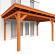 Aanbouwveranda Lucca 5250x3900x2600mm (bxdxh) rechts